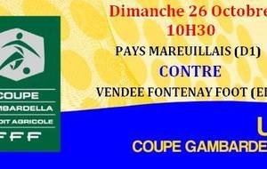 Match U19 du 26 octobre 2014