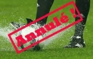 Entrainement annulé pour les équipes séniors 2, 3 et 4