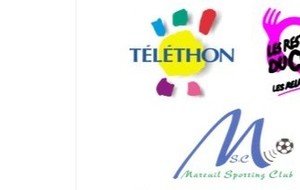 Des jouets pour les Restos du coeur et 150 € pour le Téléthon.