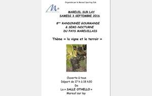 RANDO GOURMANDE MSC FOOT