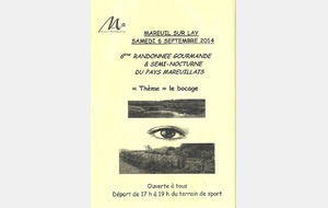6ème RANDONNEE GOURMANDE & SEMI-NOCTURNE DU PAYS MAREUILLAIS