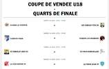 COUPE DE VENDEE U18 - Quarts de finale - 14 Avril 2018