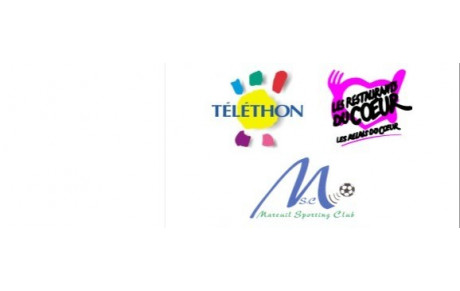 Des jouets pour les Restos du coeur et 150 € pour le Téléthon.