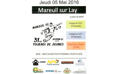 31 ème TOURNOI DE JEUNES