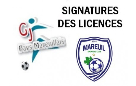 SIGNATURES LICENCES MSC 2019-2020