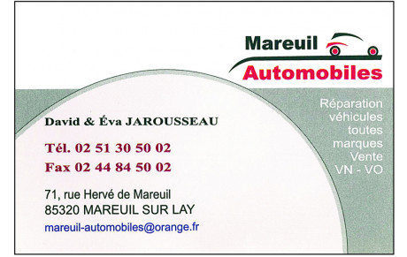 MAREUIL AUTOMOBILES